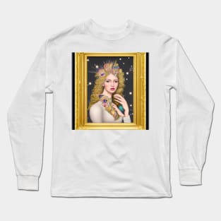 Surrealist Expression Peacock Blond Long Sleeve T-Shirt